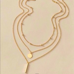 SO PRETTY! 3-Piece Bar & Charm Necklace Set